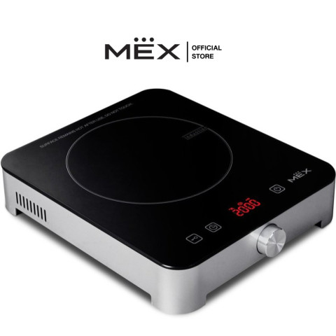 MEX รุ่น PIC11S เตาแม่เหล็กไฟฟ้าแบบตั้งโต๊ะ 1 หัวเตาขนาด 19.6 ซม. (พร้อมหม้อและฝาแก้วปิดหม้อ) Image4