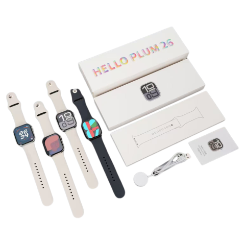 นาฬิกา Smartwatch Hello Plum 26 H26Pro+ AMOLED ขนาด 46mm ซีรีย์10 รองรับการชำระเงินแบบออฟไลน์ รองรับการแจ้งเตือนแอปต่างๆ Image3