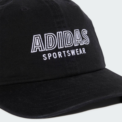 adidas Lifestyle adidas House Of Tiro Graphic Washed Cap Unisex Black JZ8247 Image4
