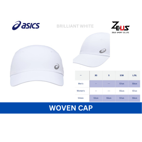 ASICS หมวก มีสายปรับด้านหลังช่วยให้ใส่ได้พอดีและกระชับ เหมาะสำหรับ เล่นกีฬาและกิจกรรมกลางแจ้งอื่น ๆ CAP Image4