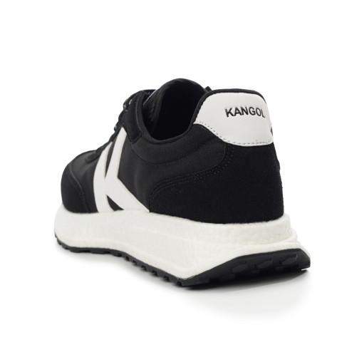 KANGOL Sport Shoes unisex รองเท้ากีฬา รองเท้าผ้าใบ ผูกเชือก สีดำ, ขาว 62527654 Image5