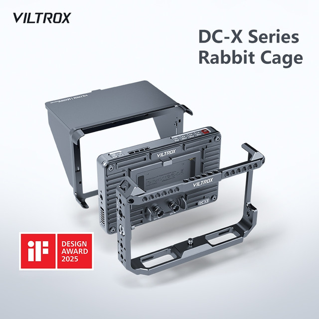 Viltrox DC-X2 DC-X3 จอภาพแบบพกพา 6 นิ้ว 2000 Nits 4K หน้าจอสัมผัสกรงกระต่ายมืออาชีพ