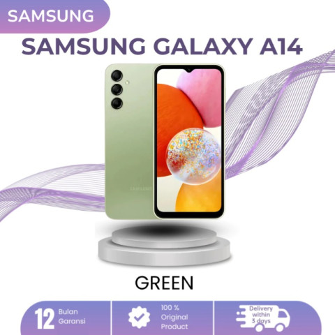 [สต๊อกพร้อมส่ง] Samsung Galaxy A14  (6/128GB) 6.6 นิ้วหน้าจอขนาดใหญ่  แบตเตอรี่ 5000 mAh 1 ปีฟรีอุปกรณ์เสริมครบชุดแบ Image4