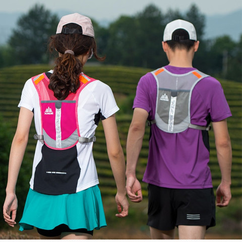 Aonijie E884 กระเป๋าเป้สะพายหลัง สะท้อนแสง 5 ลิตร สําหรับขวดน้ํา 250 มล. Image2