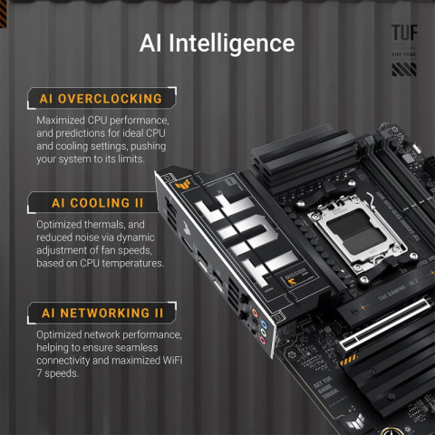 เมนบอร์ด (mainboard) iHAVECPU (AM5) ASUS TUF GAMING X870-PLUS WIFI Image6