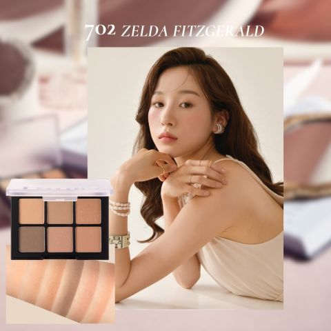 Dinto : Blur-Finish Shadow พาเลตตา 6 หลุม [Official Store] Image1