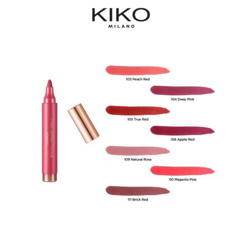 KIKO MILANO Long Lasting Colour Lip Marker ลอง ลาสติ้ง คัลเลอร์ ลิป มาร์คเกอร์ (ลิปสเตน ลิปทินท์ ลิปสติกปากกาเมจิก) Image4
