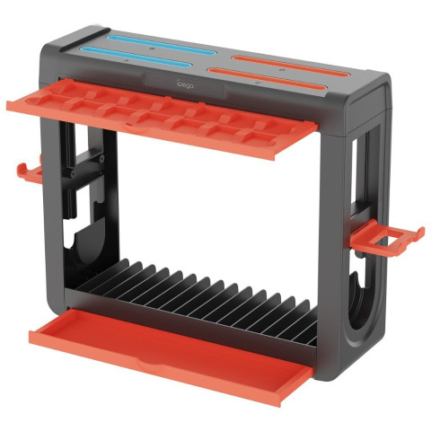 สําหรับสวิทช์ Joycon 1&2 Charger Pro Controller ผู้ถือสวิทช์เกม Storage Tower สําหรับ Nintendo SWITCH & SWITCH 2 / OLED ชาร์จ Dock Station Image8