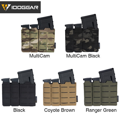 Idogear กระเป๋าแมกกาซีนยุทธวิธี แบบคู่ 9 มม. และกระเป๋าแม็กเดี่ยว 556 3586 Image7