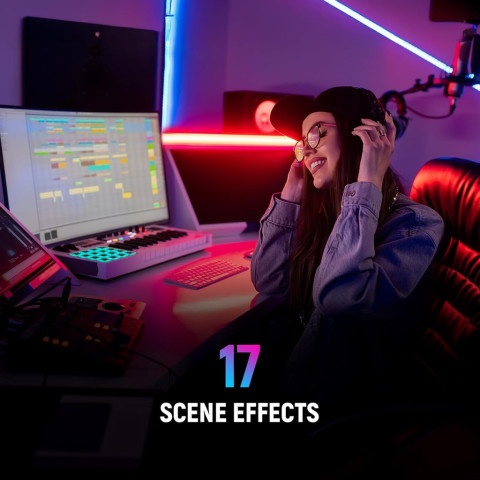 Neewer GC30C 30W หลอดไฟ RGB แบบเป่าลมพร้อม 5000mAh Type C 30W Out Image4