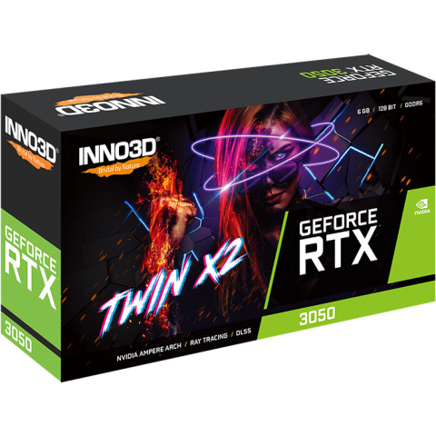 VGA INNO3D GEFORCE RTX™ 3050 6GB TWIN X2 - 6GB GDDR6 (รับประกัน3ปี) Image3