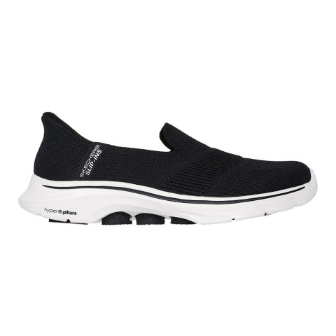 Skechers สเก็ตเชอร์ส รองเท้าผู้หญิง Women GOwalk 7 GOwalk Shoes - 125258-BKW - Air-Cooled Memory Foam Image6