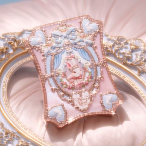 [NEW]Flower Knows Bunny Garden Collection 6-Color Makeup Palette อายแชโดว์ สีมัตต์/เพิร์ล เนื้อผงบางเบาเนียนนุ่ม Image4