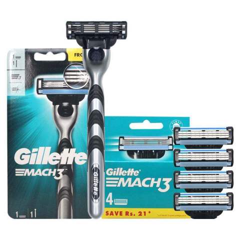 มีดโกนสำหรับผู้ชาย 3 ใบมีด Image4