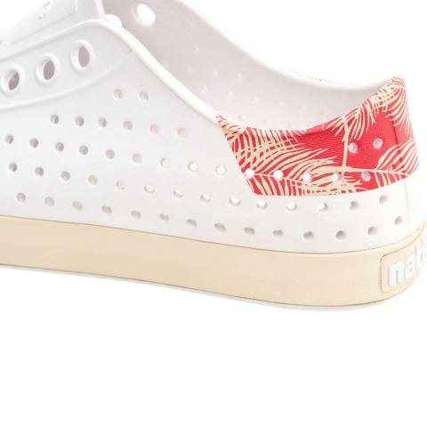 Native รองเท้ากันน้ำผู้ใหญ่ EVA รุ่น Jefferson Wanderfoam Block Shell White/Bone White/Popsicle Palm Block Image3