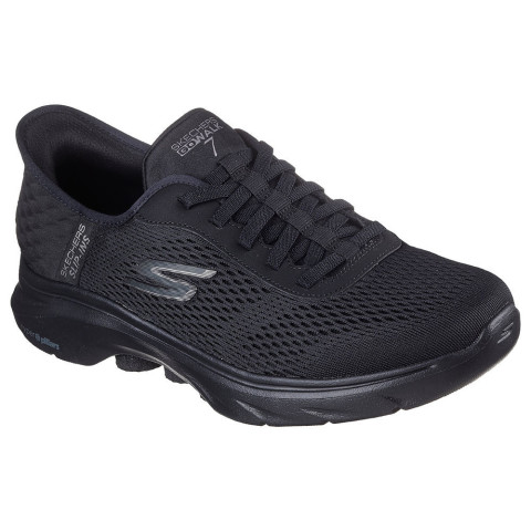 Skechers สเก็ตเชอร์ส รองเท้าผู้ชาย Men GOwalk 7 GOwalk Shoes - 216648-BBK - Air-Cooled Memory Foam Image2