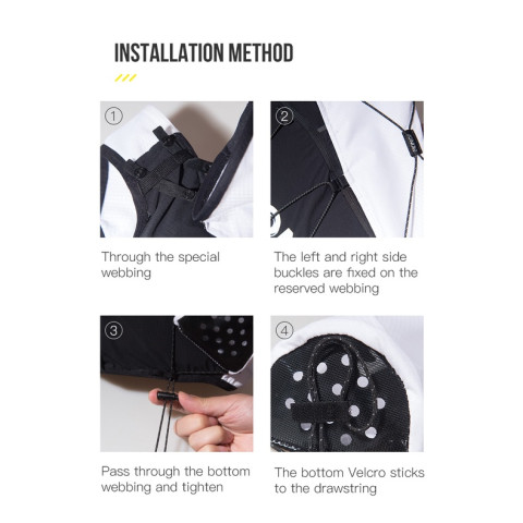 Aonijie E4418 Trekking Pole Quiver กระเป๋า fit สําหรับ C9112 C9116 รุ่น Hydration กระเป๋าเดินป่า Poles กระเป๋าเก็บ Pack E4432 E4433 Image8
