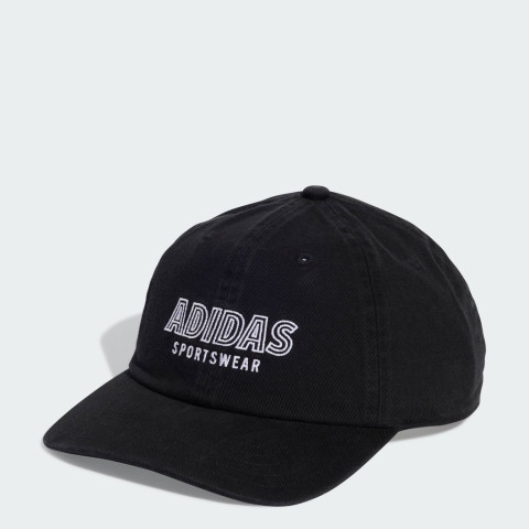 adidas Lifestyle adidas House Of Tiro Graphic Washed Cap Unisex Black JZ8247 Image1