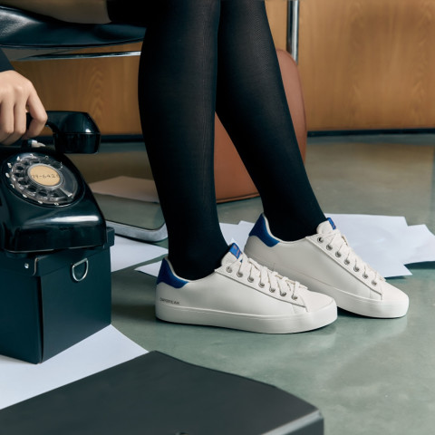 DAYBREAK Viride 602 สีน้ำเงิน รองเท้าผ้าใบ หนังแท้ผสมผ้ากัญชง ลดกลิ่นอับ ผู้ชาย ผู้หญิง Image6