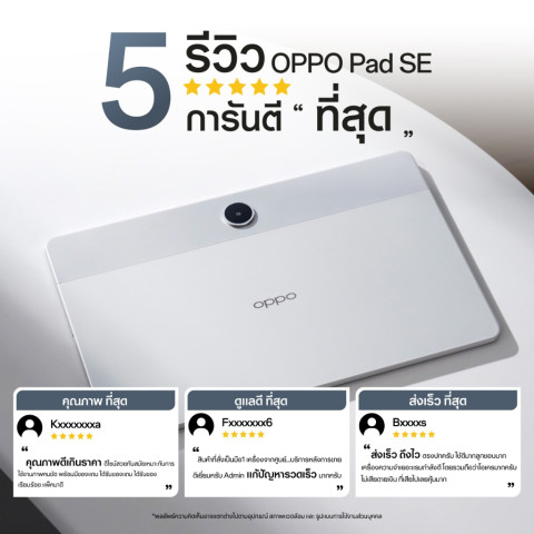OPPO Pad SE (4+128) Wi-Fi แท็บเลต (4+128) หน้าจอถนอมสายตา Kids mode ชาร์จไว 33W แบตเตอรี่ขนาดใหญ่ 9340 mAh Image2