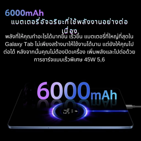 [แท็บแล็ตของแท้+คีย์บอร์ดฟรี]  Tab S9 แท็บเล็ต 10.8 นิ้ว แท็บเล็ตถูกๆ Wifi 4g/5G แท็บเล็ตราคาถูก แท็บเล็ตโทรได้ รองรับ 2 ซิมการ์ด RAM12G ROM512G Andorid11.0 Full HD  Tablet แท็บเล็ต ราคา ถูกๆ แท็บเล็ตราคาถูกรุ่นล่าสุด รับประกัน 1 ปี Image4