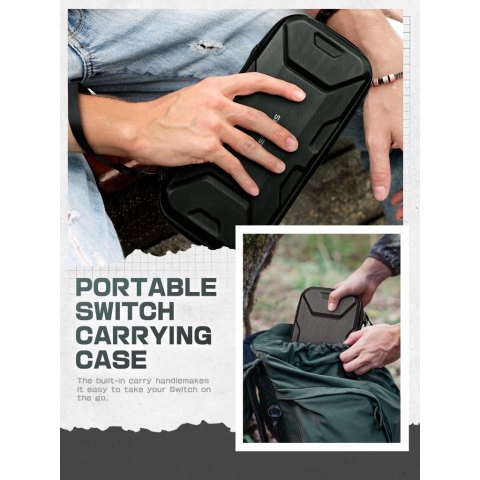 Supcase กระเป๋าถือสําหรับ Nintendo Switch 2 2025 Plus รุ่นแบบพกพาป้องกันกระเป๋าเดินทางพกพากระเป๋าถือสําหรับใบมีด/Titan กรณีขนาดใหญ่ความจุ Image6