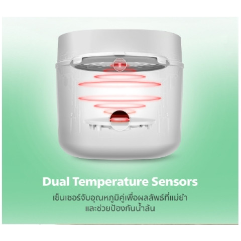 หม้อหุงข้าวดิจิตอล Philips รุ่น HD3064/35 (360 วัตต์, 0.54 ลิตร, Image5