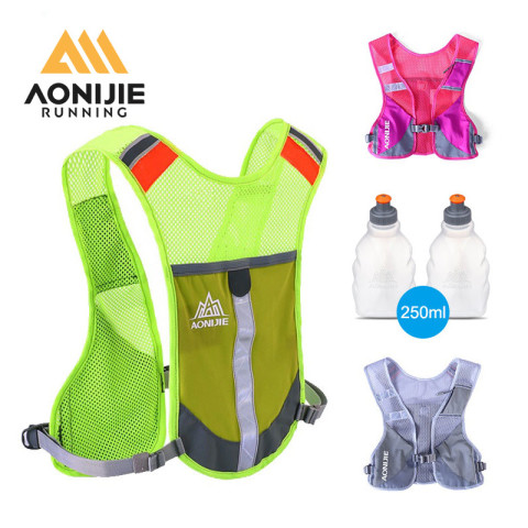 Aonijie E884 กระเป๋าเป้สะพายหลัง สะท้อนแสง 5 ลิตร สําหรับขวดน้ํา 250 มล. Image1