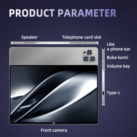 Original S10 Tablet 10.1inch 12GB+512GB Big Screen Full HD 5G WIFI Android14 Tablet Online Courses Android Gaming Tablet For Kids Portable Tablet Dual SIM Card Image5