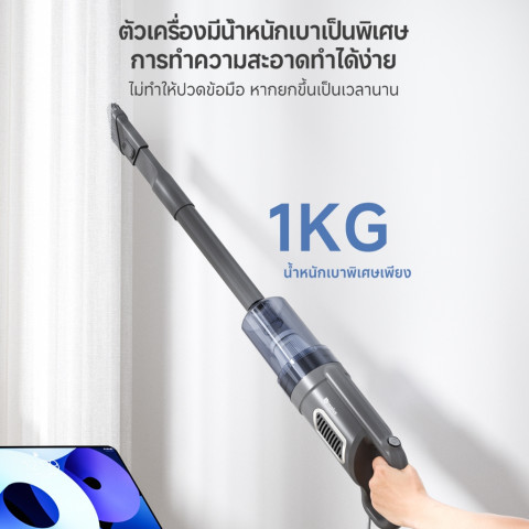 Simplus x PP Krit เครื่องดูดฝุ่น 18000PA ใช้ในครัวเรือน เครื่องดูดฝุ่นแบบมีสาย มินิมอล แรงดูดทรงพลัง XCQI011 Image5