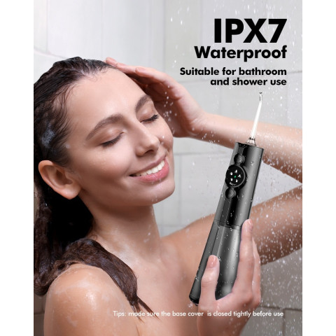 【COD】จัดส่ง 24 ชั่วโมง Bezvoi Y215 Water Flosser 300ML & จอแสดงผล LED ไหมขัดฟันทันตกรรมสําหรับวงเล็บเหงือกอ่อนไหวแบบพกพาทําความสะอาดฟัน กำจัดคราบหินปูน Oral Irrigation ทันตกรรม Cavity Care Image4