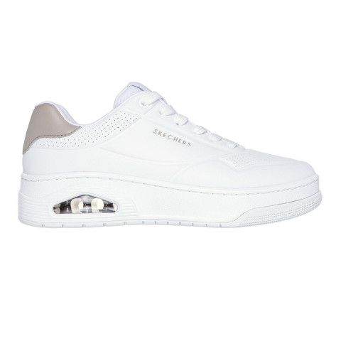 Skechers สเก็ตเชอร์ส รองเท้าผู้หญิง Women Uno Court Street Shoes - 177705-WHT - Air-Cooled Memory Foam Image5