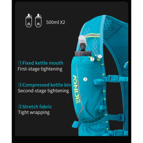 Aonijie กระเป๋าเป้สะพายหลัง เหมาะกับการพกพาเล่นกีฬา วิ่งมาราธอน C9107 Image6