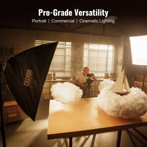 ZHIYUN Softbox โคมไฟ/ ซอฟท์บ็อกซ์แสงพาราโบลิก/ ซอฟท์บ็อกซ์ทรงสี่เหลี่ยม Quick Release Softbox พร้อม Bowens Mount, Professional Video Light Softbox สําหรับสตูดิโอถ่ายภาพ Image8