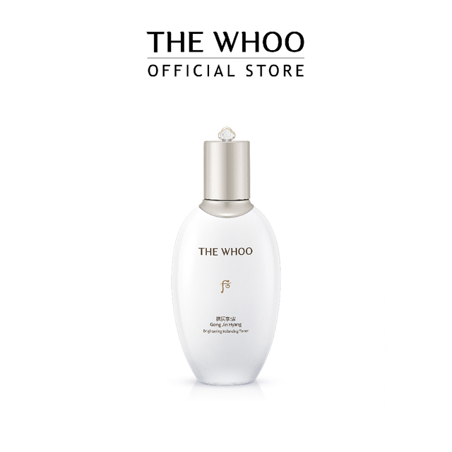 THE WHOO GONGJINHYANG SEOL BRIGHTENING BALANCING TONER (150ml.) โทนเนอร์น้ำนมไข่มุกช่วยให้ผิวกระจ่างใส และชุ่มชื้นอย่างล้ำลึก