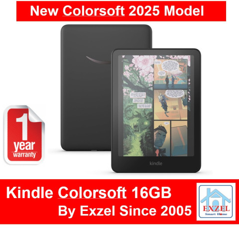 Amazon Kindle Colorsoft Signature Edition 32GB - 2024 Model Or 16GB - 2025 Model | 1 Yr Warranty | Fast 1 Day Ship from BKK | + Optional Case Color Display 2024 Model Image1