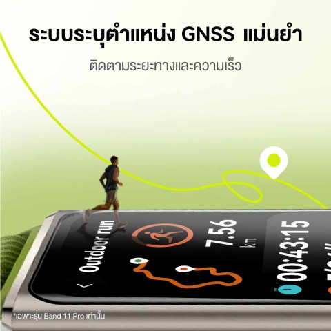 [4.3 20.00 - 4.6 | เริ่มต้น 722.-* | ลดสูงสุด 15%*] HUAWEI Band 11 Series | สมาร์ทวอทช์ | หน้าจอสว่างคมชัดขนาดใหญ่ 1.62 นิ้ว | ฟีเจอร์ติดตามการนอนหลับ | การจัดการสุขภาพระดับมืออาชีพ | การดูแลสุขภาพอารมณ์ 2.0 | ร้านค้าอย่างเป็นทางการ Image3