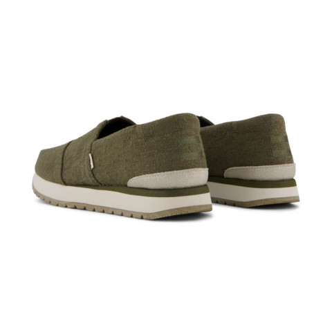 TOMS รองเท้าลำลองผู้หญิง รุ่น Resident Plus Military Olive Two Tone Slub (CF) รองเท้าลิขสิทธิ์แท้ Image4