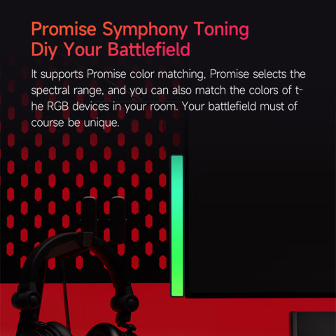 Yeelight แสงรอบ RGB 16 ล้านสี ควบคุมด้วยเสียงเพลง และจังหวะ สําหรับตกแต่งบาร์ รถยนต์ ทีวี เล่นเกม Image6