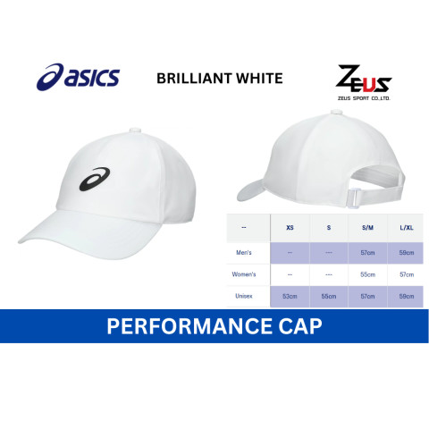 ASICS หมวก มีสายปรับด้านหลังช่วยให้ใส่ได้พอดีและกระชับ เหมาะสำหรับ เล่นกีฬาและกิจกรรมกลางแจ้งอื่น ๆ CAP Image6