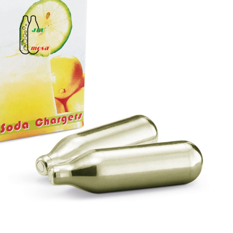 Mosa CO2 Charger หลอดแก๊สสำหรับทำน้ำโซดา หลอดแก๊สสำหรับกระบอกโซดา 6 กล่อง Image2