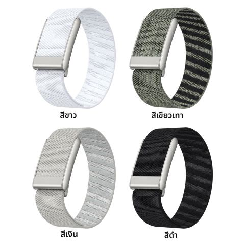 สายรัดข้อมือแบบยืดหยุ่นสำหรับ Whoop รุ่น Smart Watch แบบปกติ สายรัดข้อมือแบบยางซิลิโคนสำหรับวิ่งและออกกำลังกาย สายรัดข้อมือแบบไฟฟ้าหัวใจ Image3