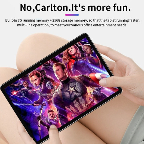 แท็บเล็ตแอนดรอยด์รุ่นใหม่ 2026 | ระบบสองรูปแบบรองรับทุกเครือข่าย (WiFi/5G) | จอภาพชัดระดับสูงกันสายตา ขนาด 10.1 นิ้ว | ประสบการณ์เล่นเกมมือถือระดับอีสปอร์ตลื่นไหล | ผู้ช่วยอเนกประสงค์สำหรับทำงานและเรียน | แถมปากกาสไตลัสฟรี Image2