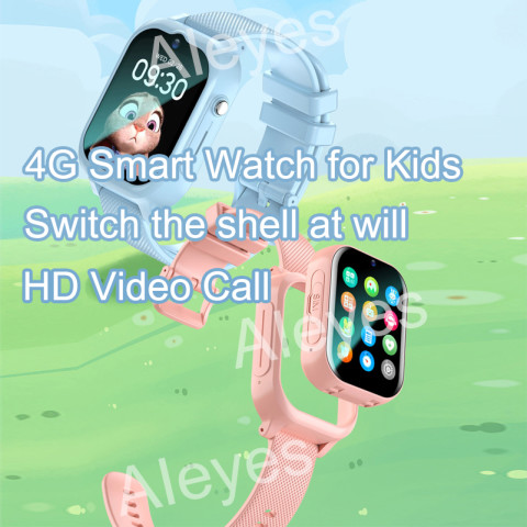 นาฬิกาไอโม่ 4G Video Call นาฬิกาของเด็ก มีเคสให้3อัน [แมนูภาษาไทย] นาฬิกาไอโม นาฬิกากันน้ำโทรวิดีโอ GPS ห้อยคอนาฬิกาเด็ก หน้าจอขนาดใหญ่ 1.8 นิ้ว Image3