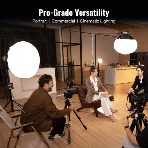 ZHIYUN Softbox โคมไฟ/ ซอฟท์บ็อกซ์แสงพาราโบลิก/ ซอฟท์บ็อกซ์ทรงสี่เหลี่ยม Quick Release Softbox พร้อม Bowens Mount, Professional Video Light Softbox สําหรับสตูดิโอถ่ายภาพ Image7