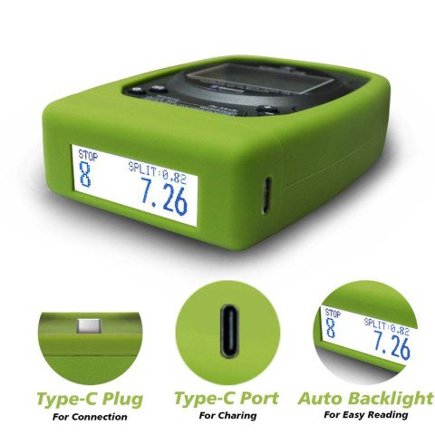 SPECIALPIE เครื่องจับเวลายิงปืน (Shot Timer) สำหรับ IPSC พร้อมหน้าจอแสดงผลสองด้าน เหมาะสำหรับนักยิงปืน Image5