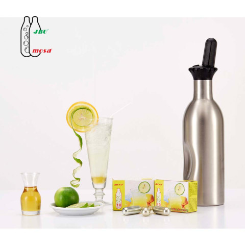 Mosa CO2 Charger หลอดแก๊สสำหรับทำน้ำโซดา หลอดแก๊สสำหรับกระบอกโซดา 6 กล่อง Image3