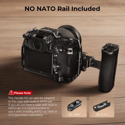 Smallrig Mini NATO ที่จับด้านข้าง/ที่จับด้านข้างพร้อมสกรู 1/4" -20 #4840 #4756 Image3