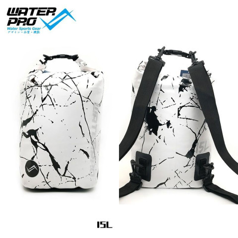 กระเป๋ากันน้ำ10 15 20ลิตร – 10L 15L 20L Marble Two Strap Dry Bag แบรนด์ WATER PRO Image2
