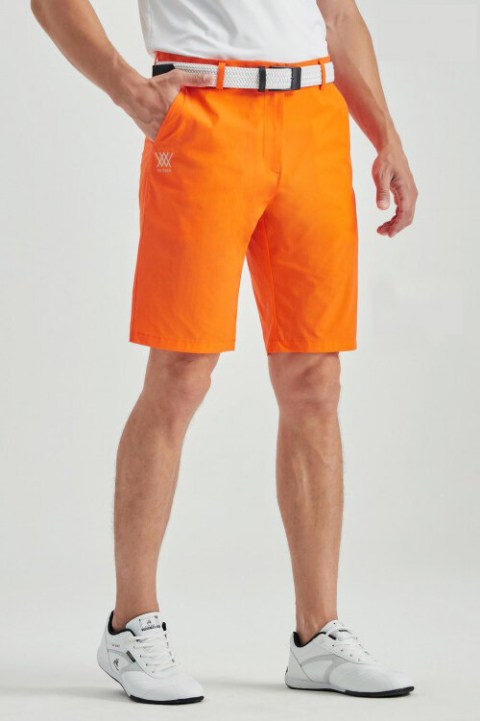 กางเกงกอล์ฟขาสั้น ผู้ชาย มี 5 สี ขาว/ดำ/กรม/เขียว/ส้ม  รหัส AW-010 Image2